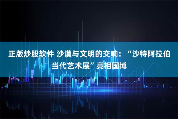 正版炒股软件 沙漠与文明的交响：“沙特阿拉伯当代艺术展”亮相国博